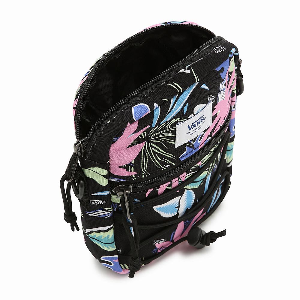 Bolsas Vans Bail Shoulder Hombre Negras/Multicolor | IZQ425937