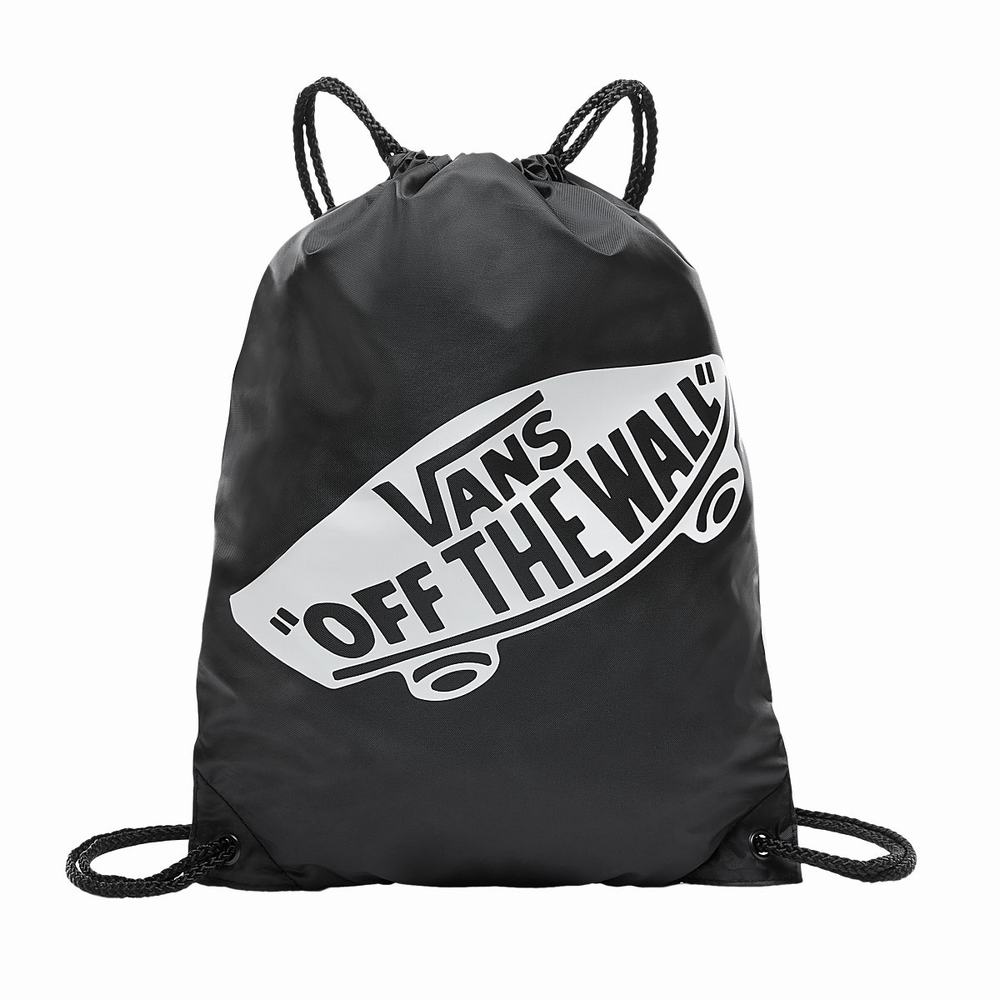 Bolsas Vans Benched Cinch Hombre Negras | TFZ315704