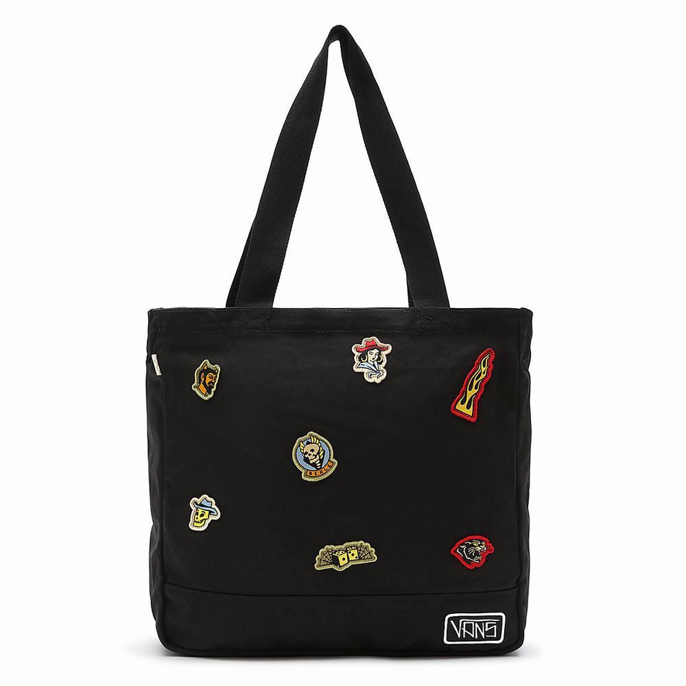 Bolsas Vans Berle Tote Mujer Negras | PON237589