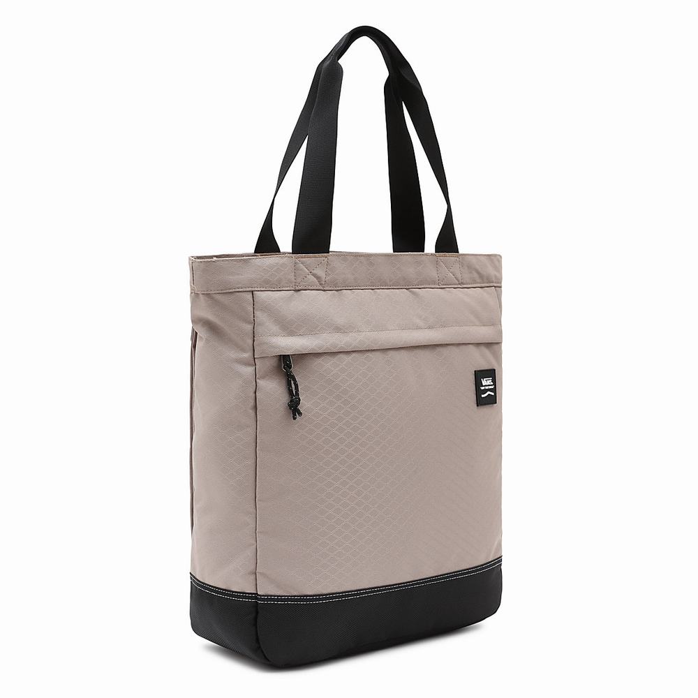 Bolsas Vans Construct DX Tote Mujer Beige | DFC745269