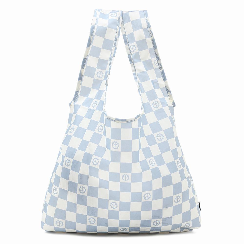 Bolsas Vans Contortion Tote Mujer Azules | VMU763210