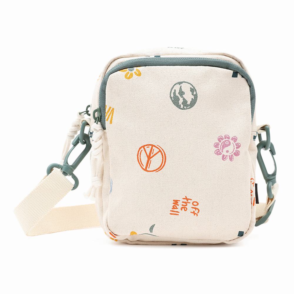 Bolsas Vans In Our Hands Go Getter Crossbody Mujer Blancas | PUS457168