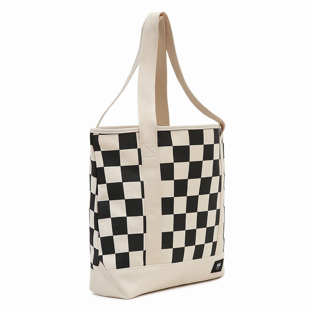 Bolsas Vans Pergs Tote Hombre Blancas | CSK910634