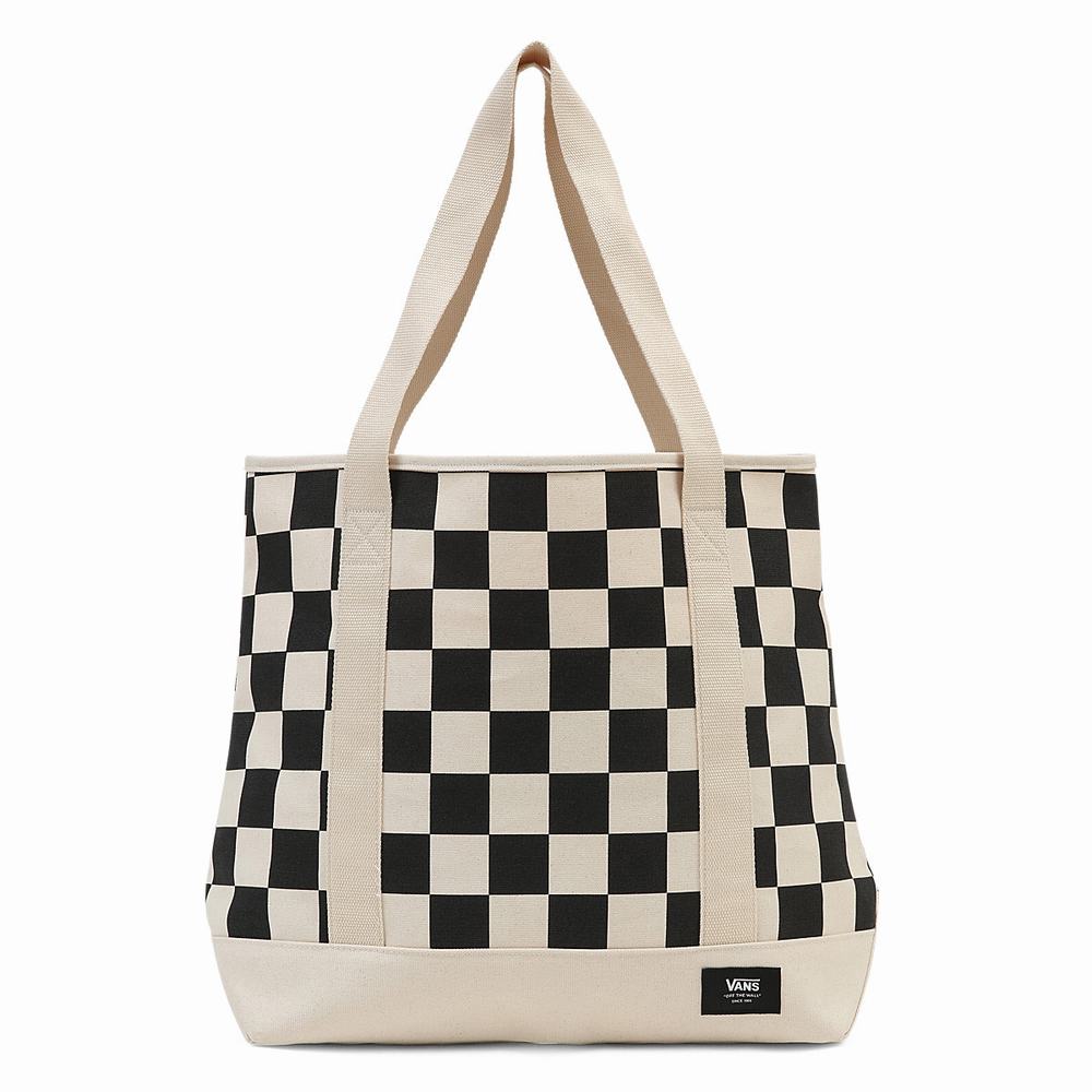 Bolsas Vans Pergs Tote Hombre Blancas | CSK910634