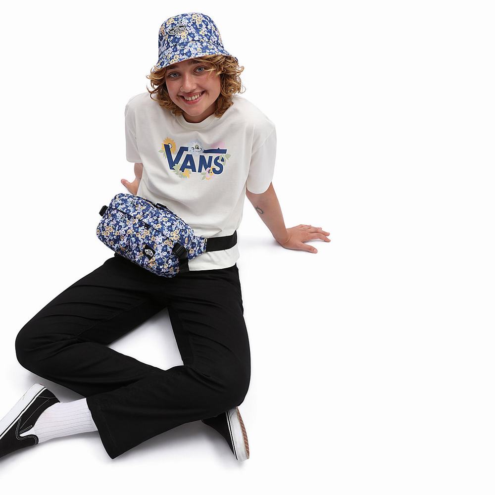 Bolsas Vans Steppin Up Cintura Pack Mujer Azules | AXV257860