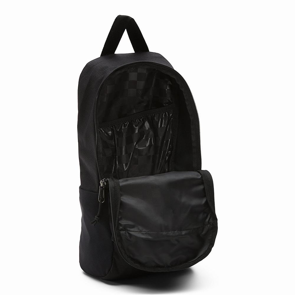 Bolsas Vans Warp Sling Hombre Negras | ARG813275