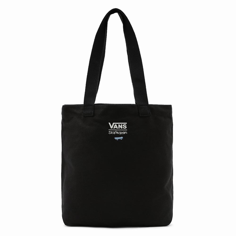 Bolsas Vans X Skateistan Tote Mujer Negras | ANJ362894