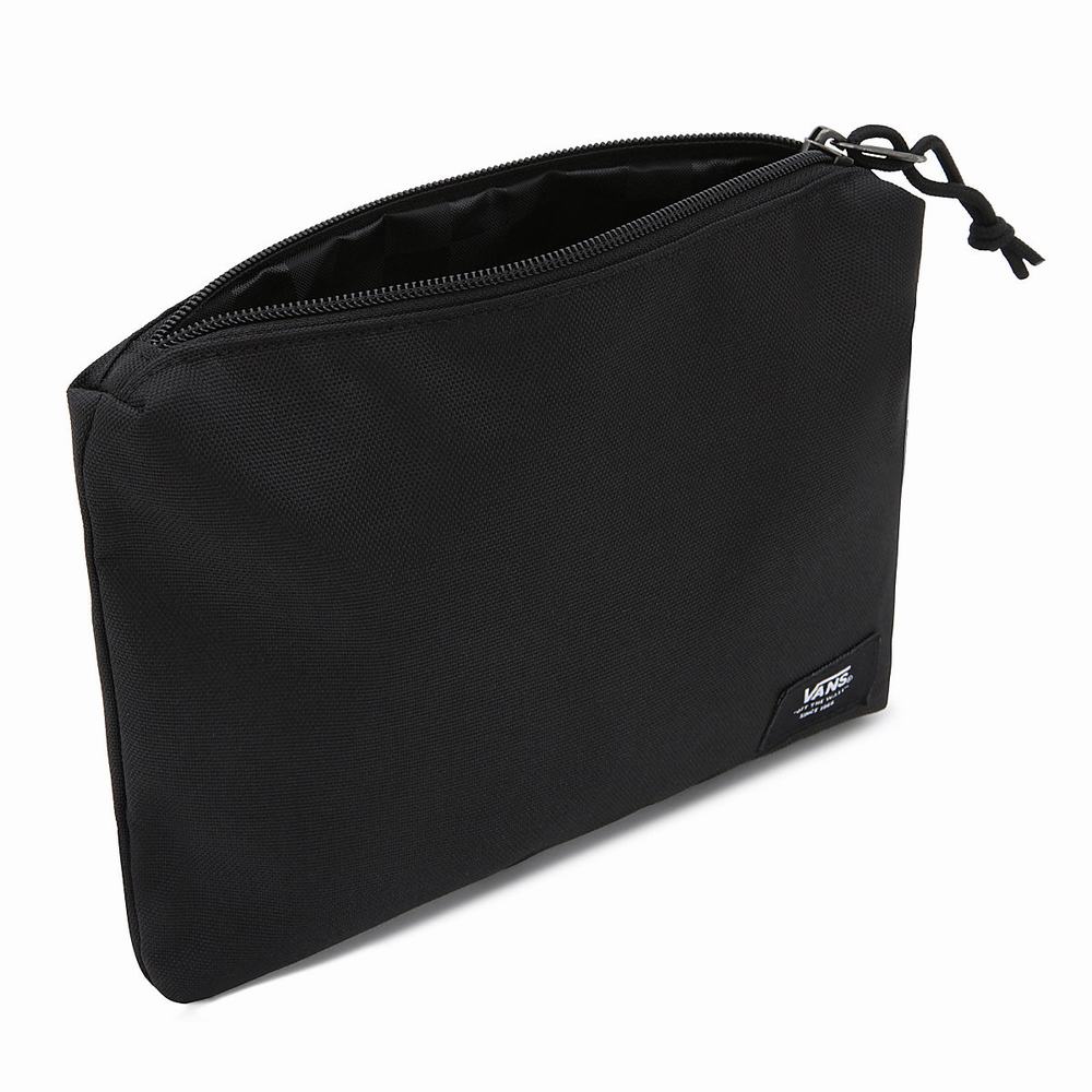 Bolsas Vans Zip Pouch Mujer Negras | WST823765