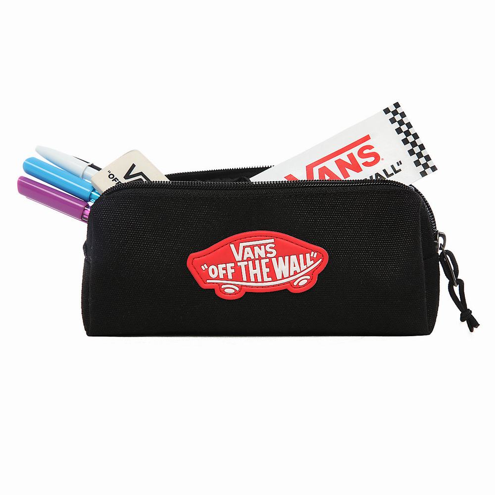 Bolso Pequeño Vans OTW Pencil Pouch Niños Negras | GMY148307