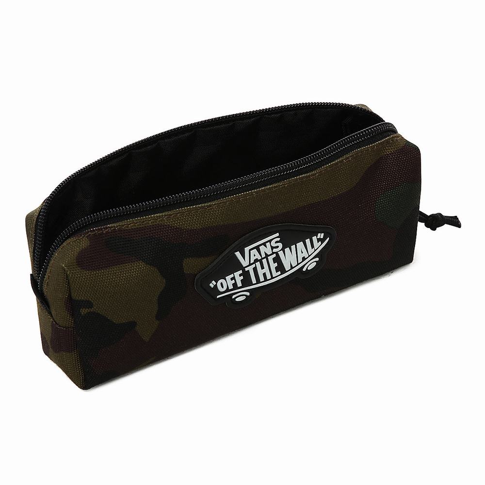 Bolso Pequeño Vans OTW Pencil Pouch Niños Verde/Marrones | QYE037512