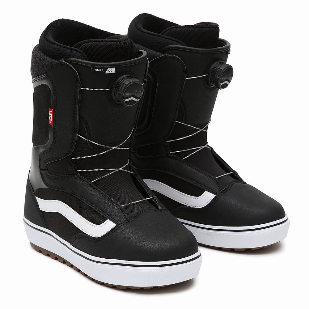 Botas De Snowboard Vans Aura OG Hombre Negras | QJB953148