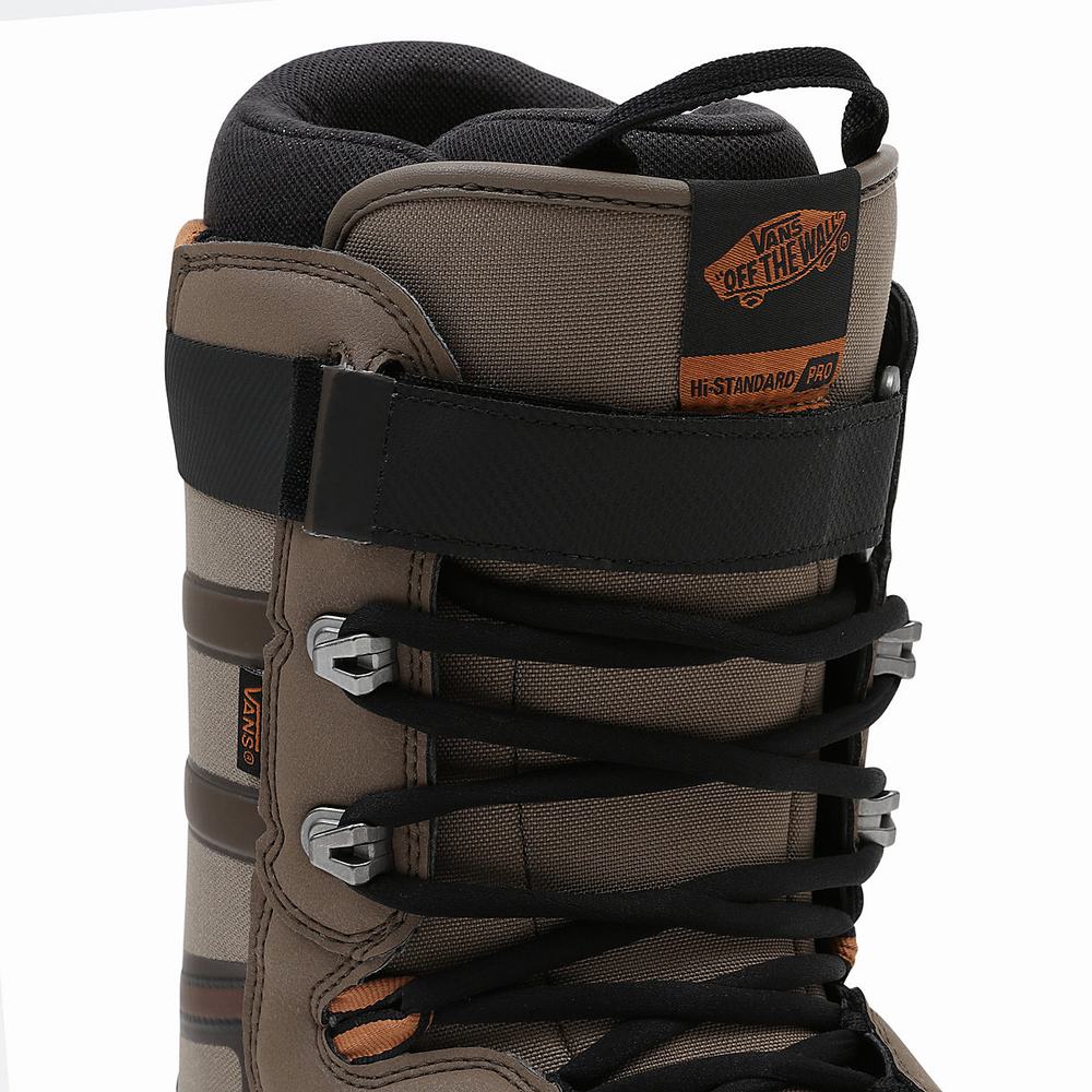 Botas De Snowboard Vans Hi-Standard Pro Hombre Marrones | YNP823451