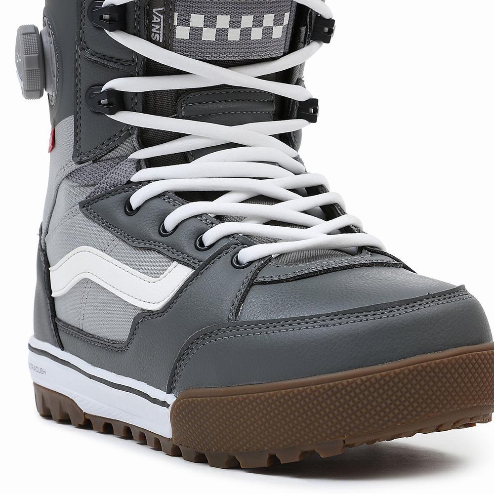 Botas De Snowboard Vans Invado Pro Hombre Gris/Blancas | UVW842096