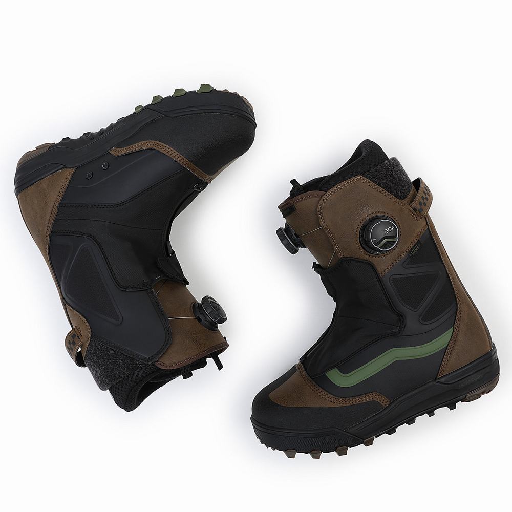 Botas De Snowboard Vans Verse Hombre Negras/Marrones | ERW461527