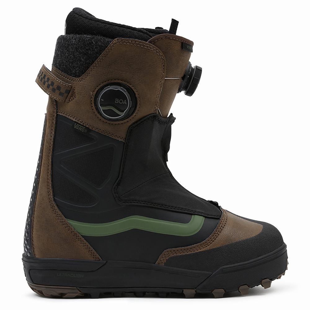 Botas De Snowboard Vans Verse Hombre Negras/Marrones | ERW461527