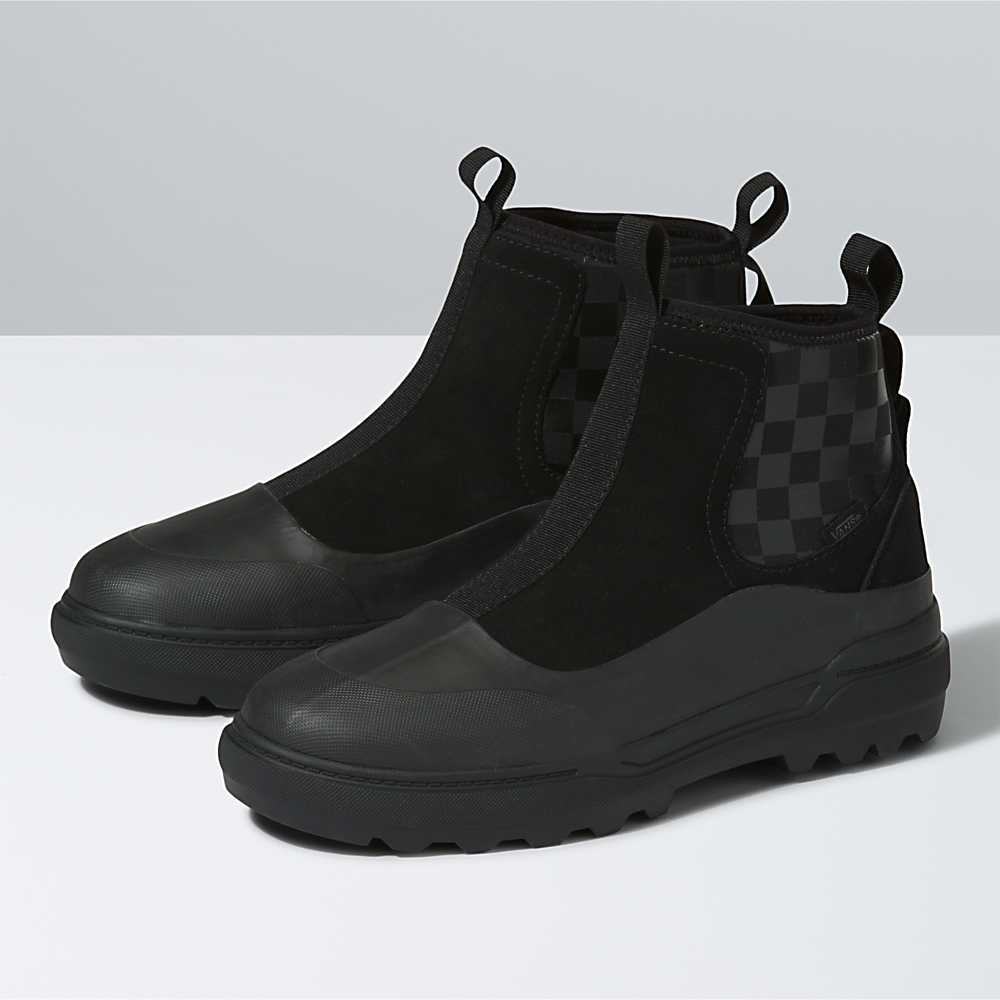 Botas Vans Suede Colfax Hombre Negras/Negras | QLF698507