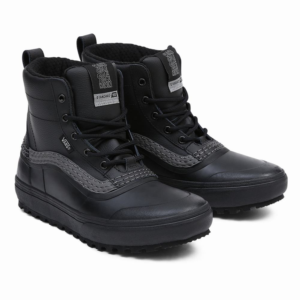 Botas de Nieve Vans Cole Navin Standard Mid Snow MTE Mujer Negras | AVB097563