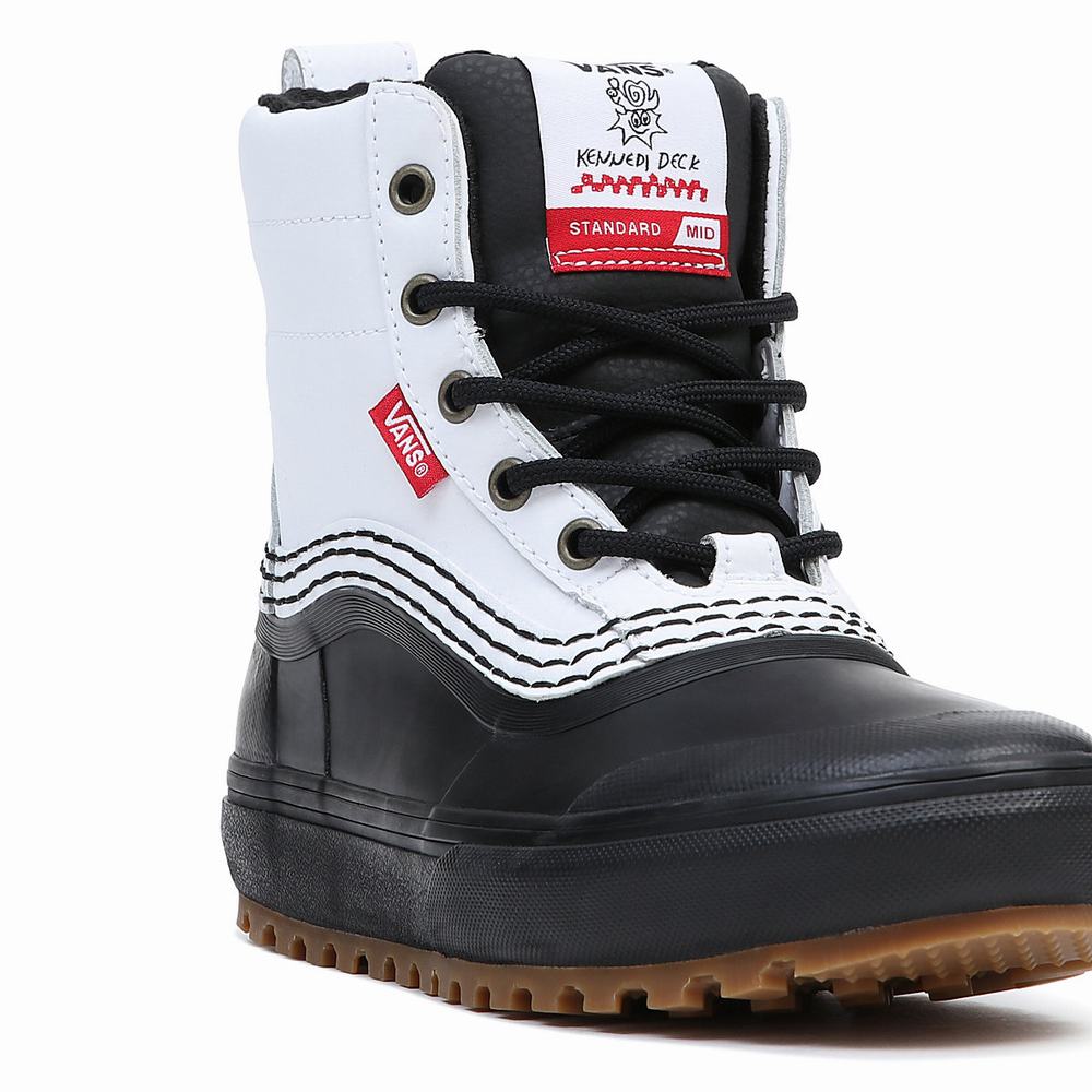 Botas de Nieve Vans Kennedi Deck Standard Mid Snow MTE Mujer Blancas | SBD617392