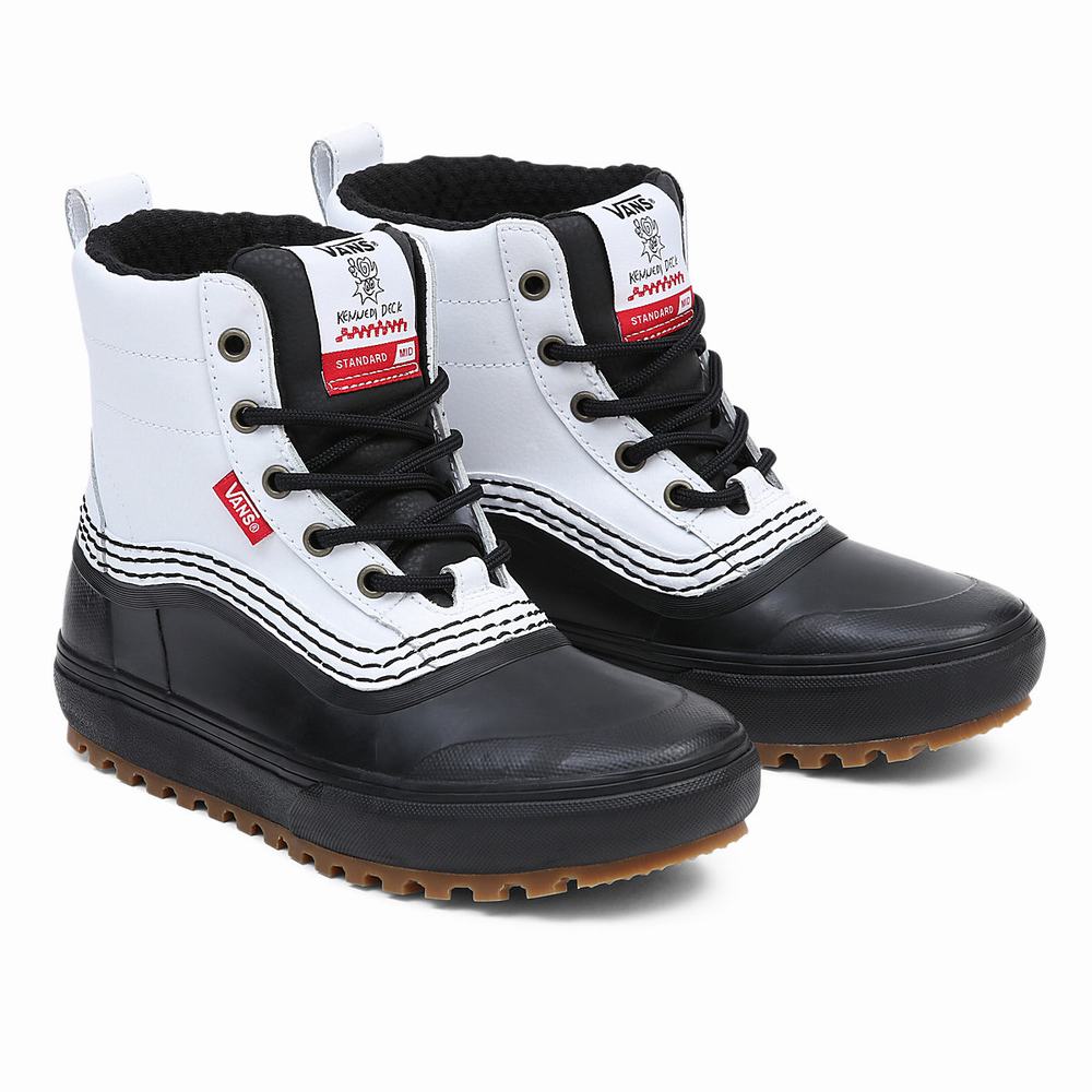 Botas de Nieve Vans Kennedi Deck Standard Mid Snow MTE Mujer Blancas | SBD617392