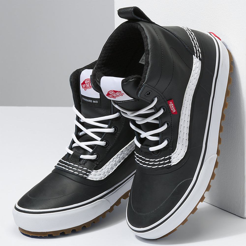 Botas de Nieve Vans Standard Mid Snow MTE Mujer Negras | LHJ582914