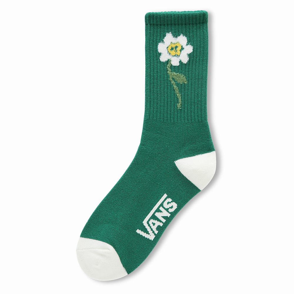 Calcetines Vans Anaheim Floral (1 Pair) Mujer Verde | KGA495302