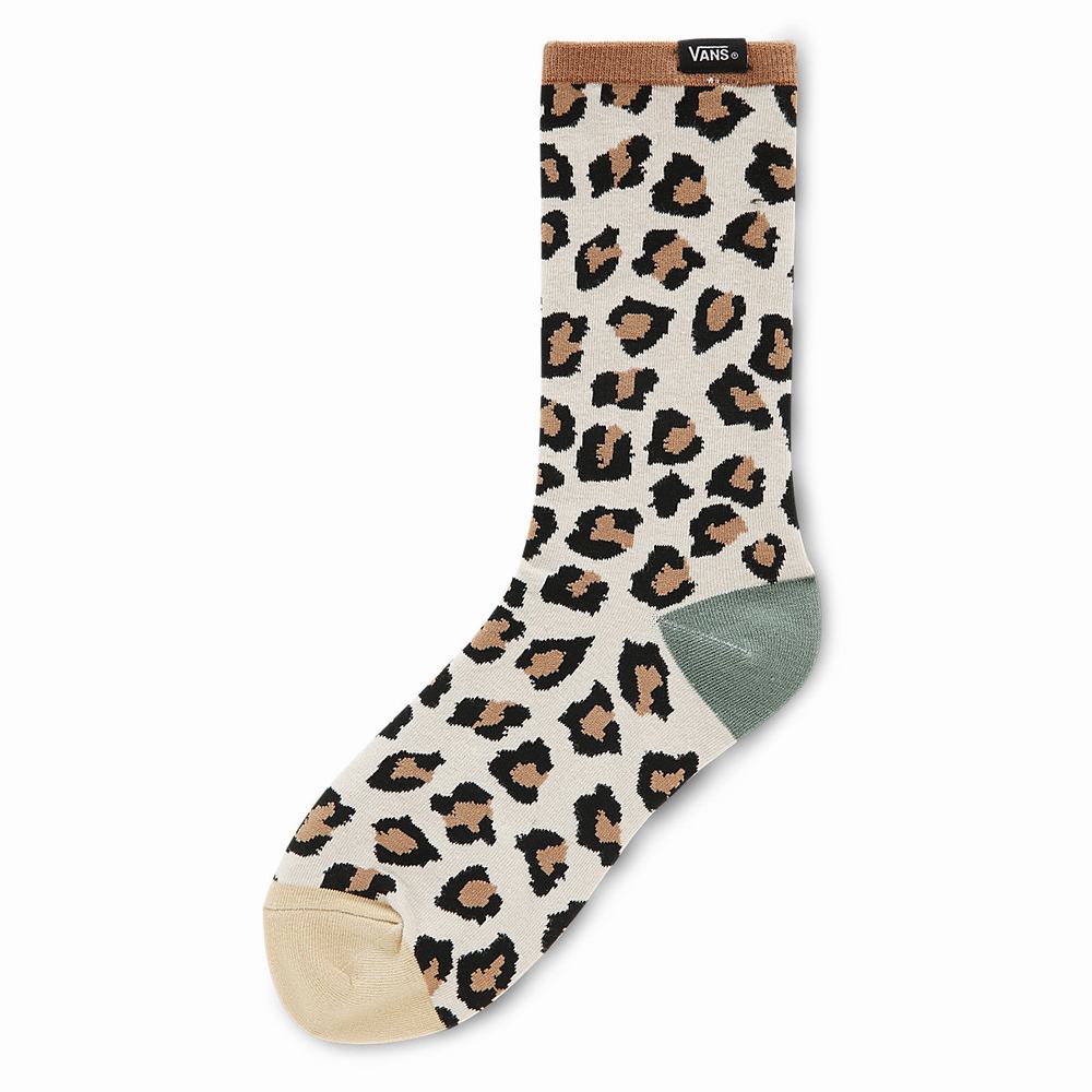 Calcetines Vans Animal Mix (1 Pair) Mujer Beige | JME876542