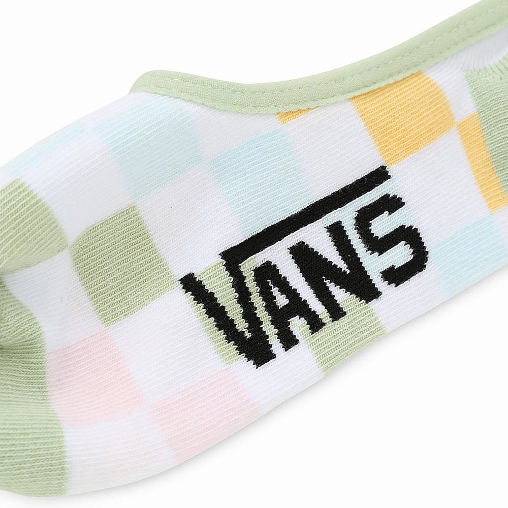 Calcetines Vans Classic Check Canoodle 6.5-10 3Pk Mujer Multicolor | KJE314096