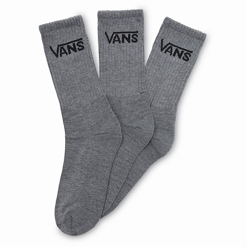 Calcetines Vans Classic Crew (3 pairs) Hombre Gris | FTB245807