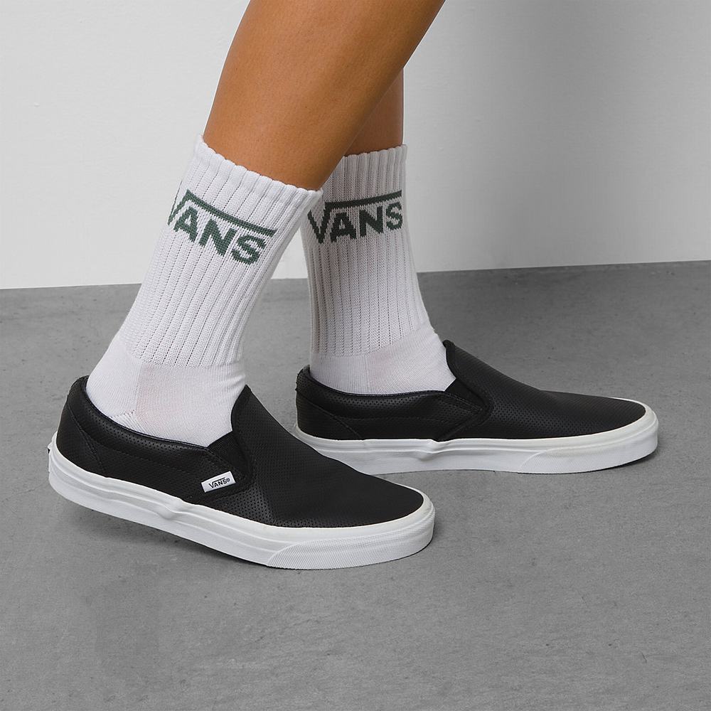 Calcetines Vans Classic Crew (3 pairs) Mujer Blancas | JLI213670