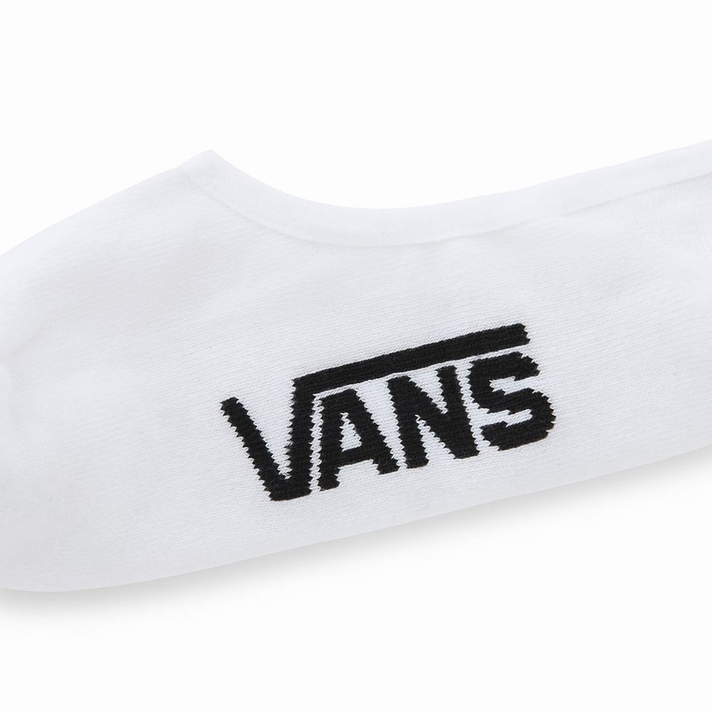 Calcetines Vans Classic Super No Show (3 pairs) Mujer Blancas | BFU762891