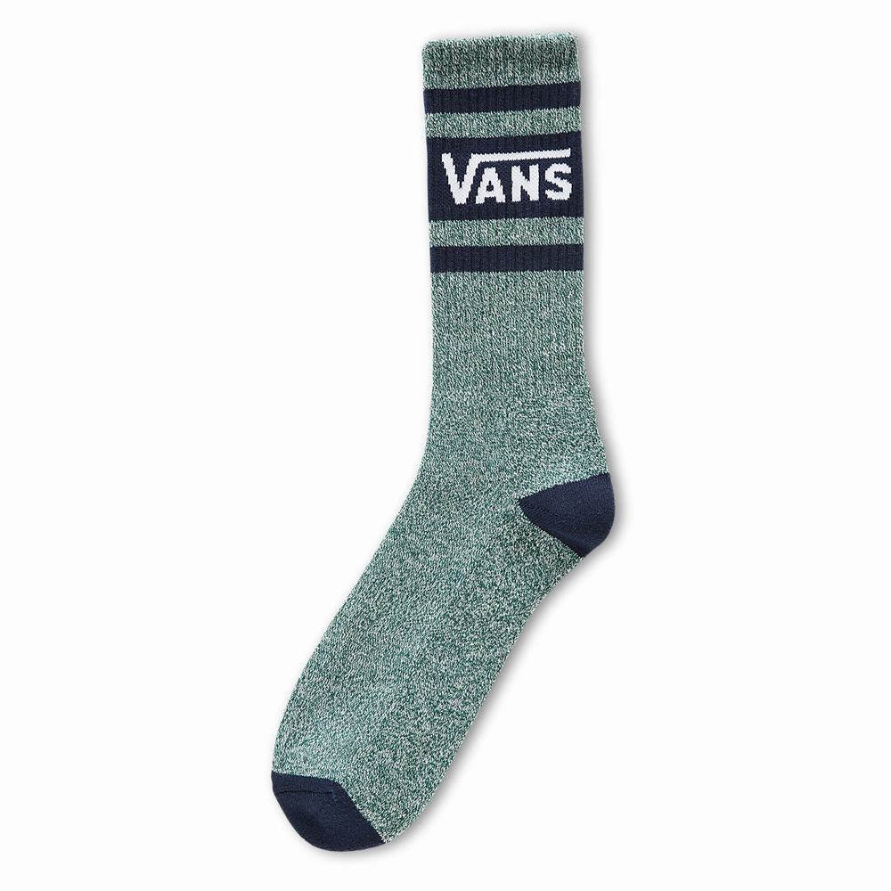 Calcetines Vans Drop V Crew (1 Pair) Hombre Verde | JEV825163