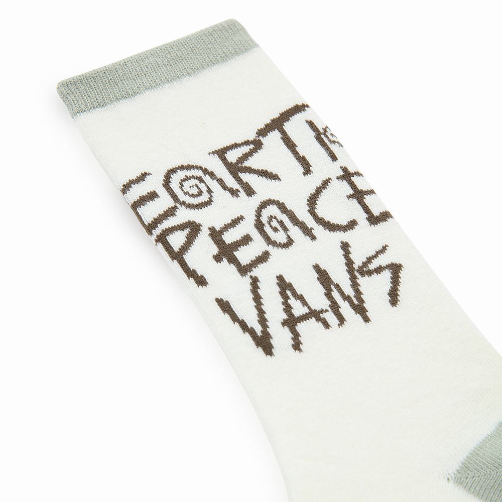 Calcetines Vans Earth Peace (1 Pair) Mujer Blancas | RVW482913