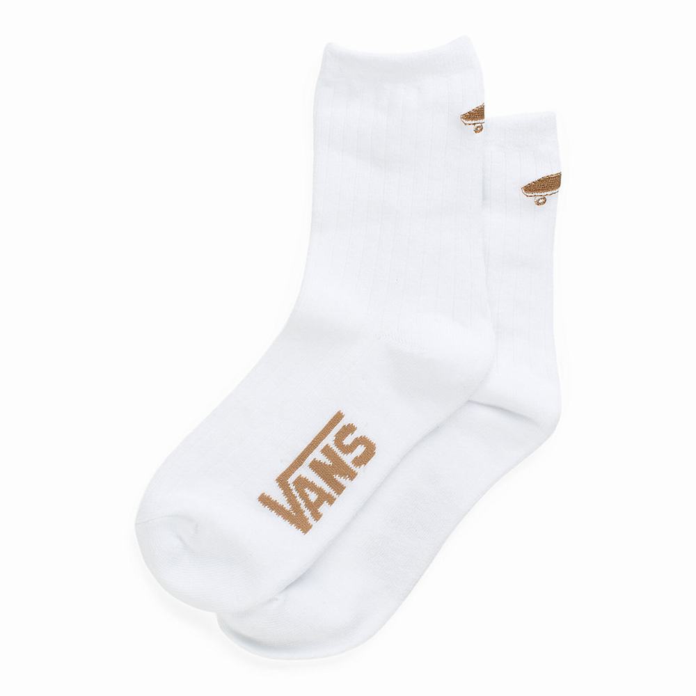 Calcetines Vans Kickin It Crew (1 pair) Mujer Marrones | MQU063845