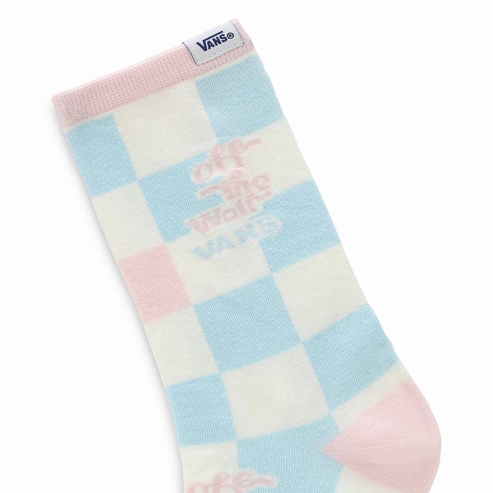 Calcetines Vans OG Wash Crew Mujer Azules | NFE345976