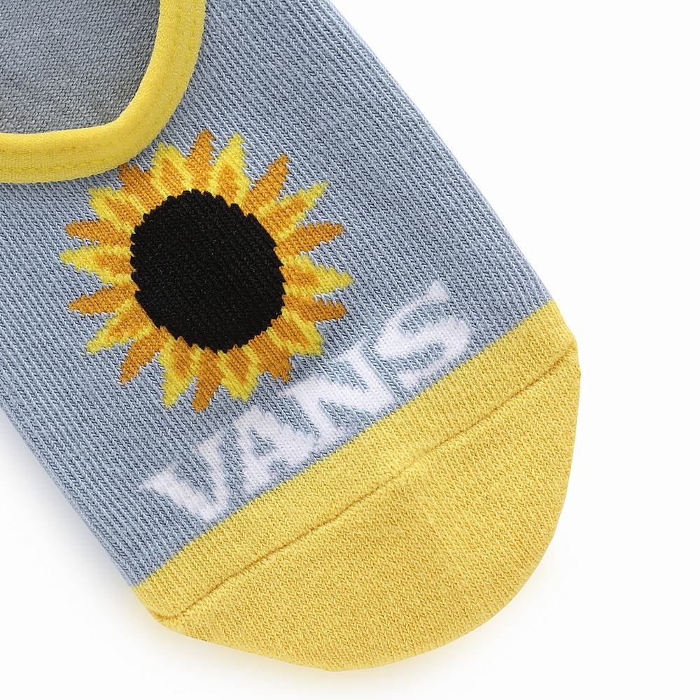 Calcetines Vans Sunflower Mix Canoodle (3 pairs) Mujer Negras/Blancas | ULA214785