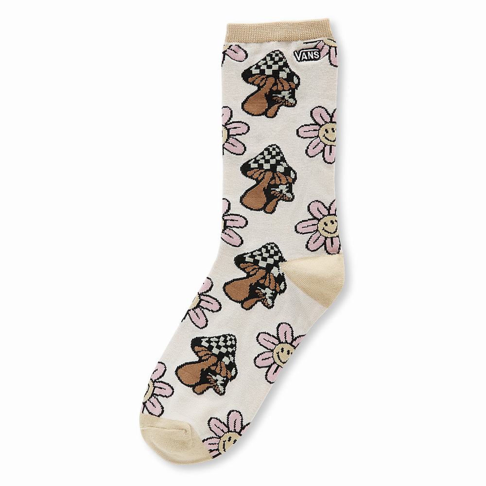 Calcetines Vans Ticker (1 pair) Mujer Beige | FOS587046