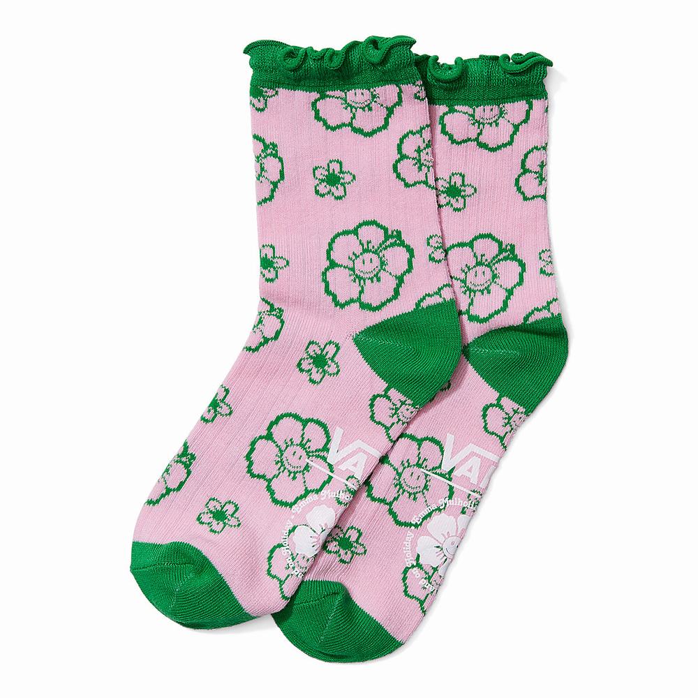 Calcetines Vans X EM on Holiday (1 pair) Mujer Rosas | FND318476