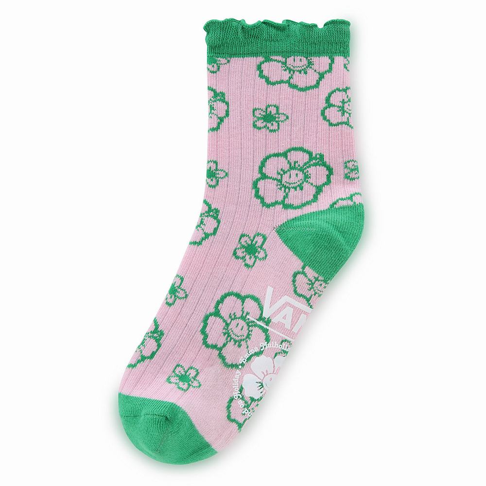 Calcetines Vans X EM on Holiday (1 pair) Mujer Rosas | FND318476