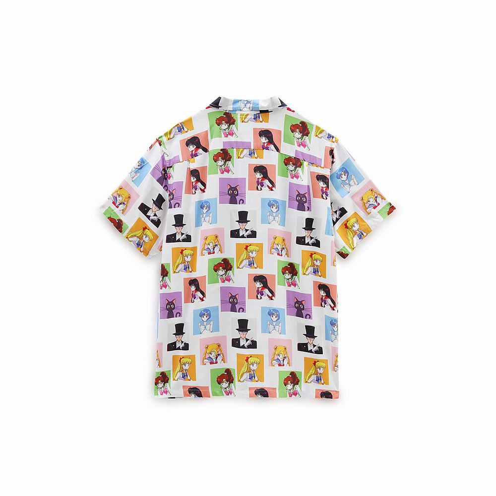 Camisas Vans X Pretty Guardian Sailor Moon Woven Hombre Blancas | LUV417628