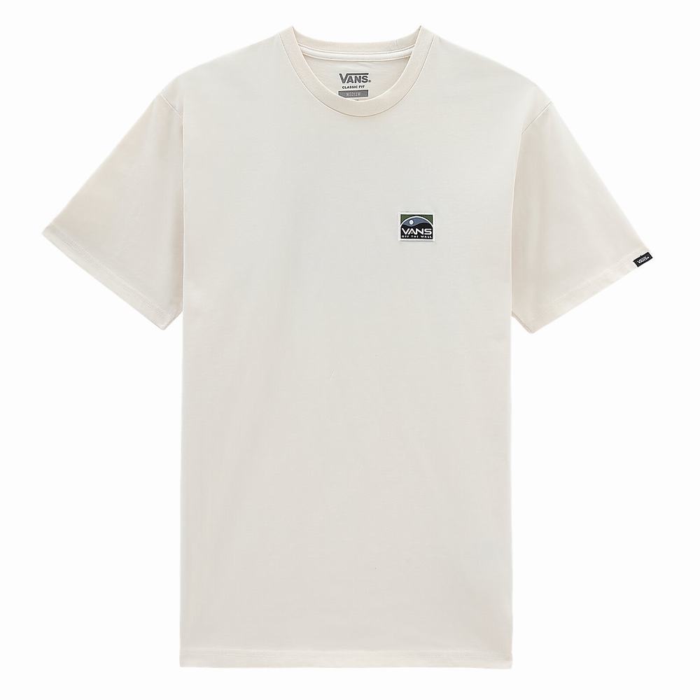 Camiseta Vans Calle Sport Outdoors Hombre Blancas | UMG159048