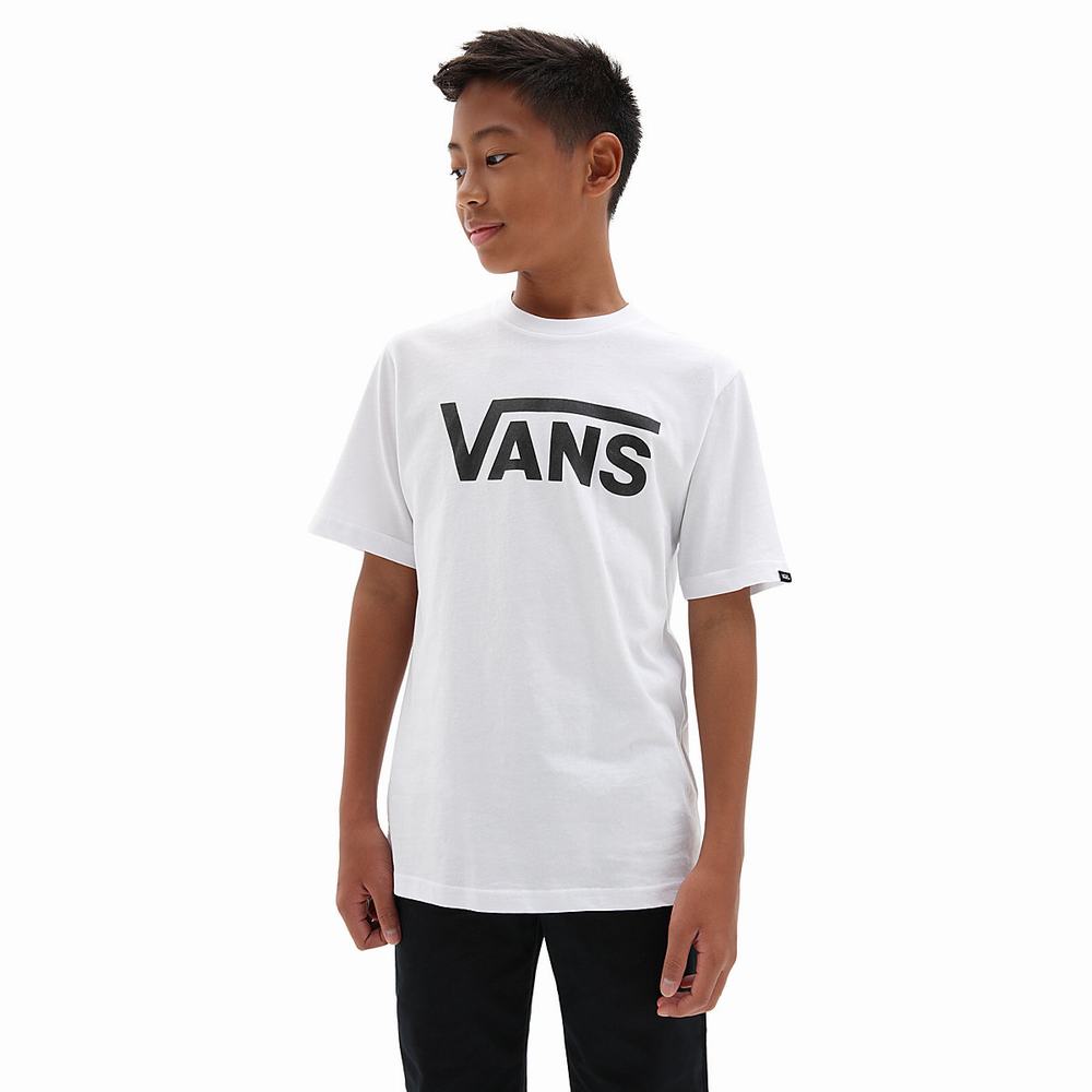 Camiseta Vans Classic (8-14+ years) Niños Blancas | HNV429507