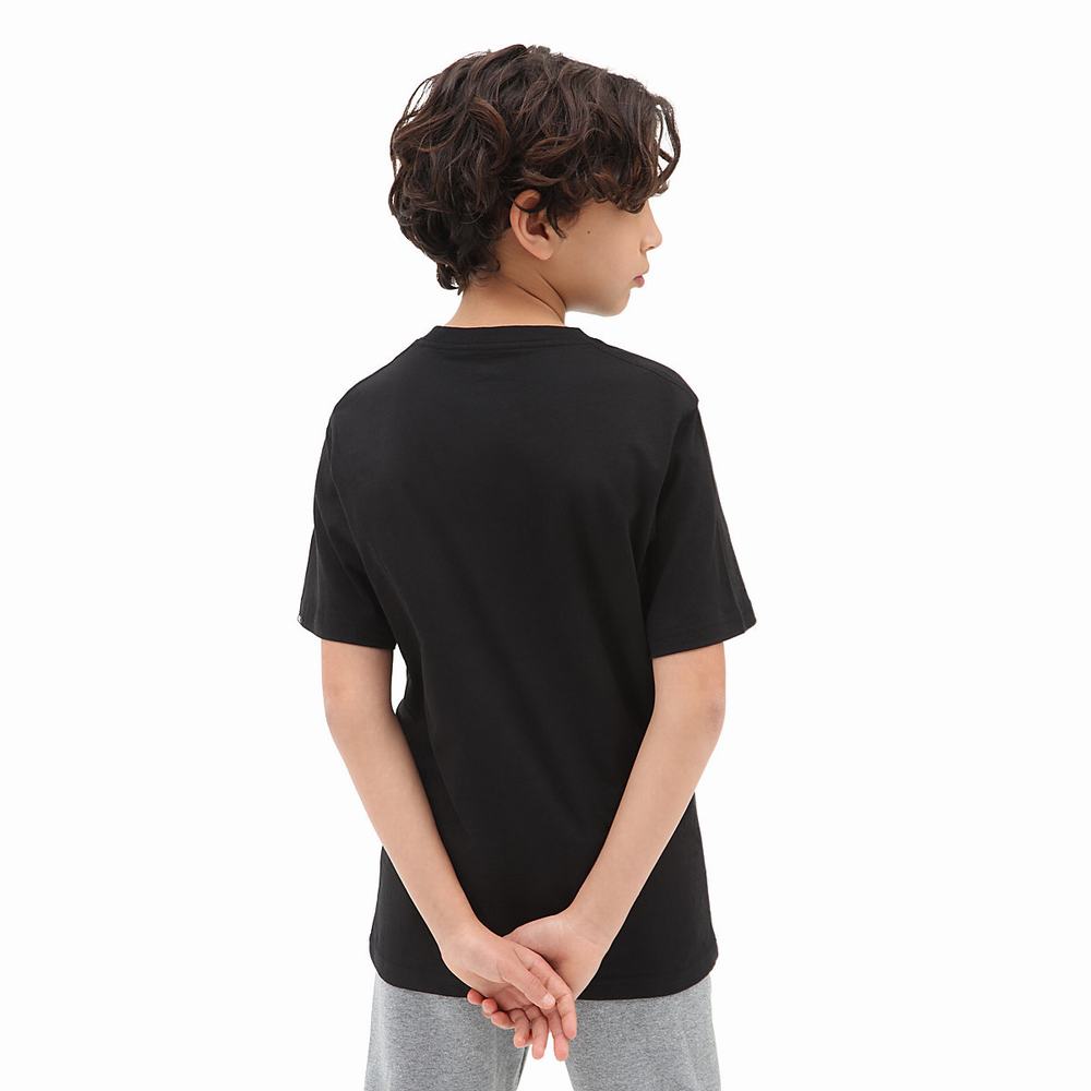 Camiseta Vans Classic (8-14 years) Niños Negras | AYO496821