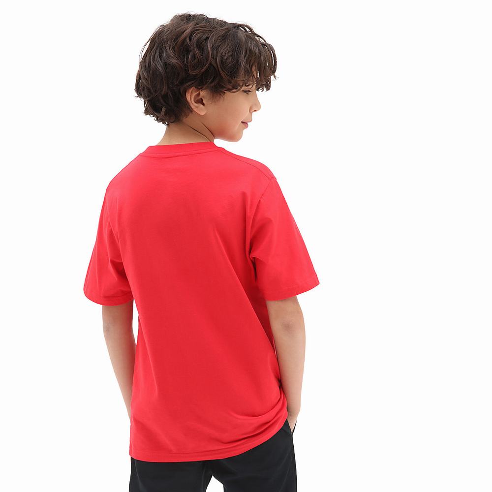 Camiseta Vans Classic (8-14 years) Niños Rojas | LWA850974