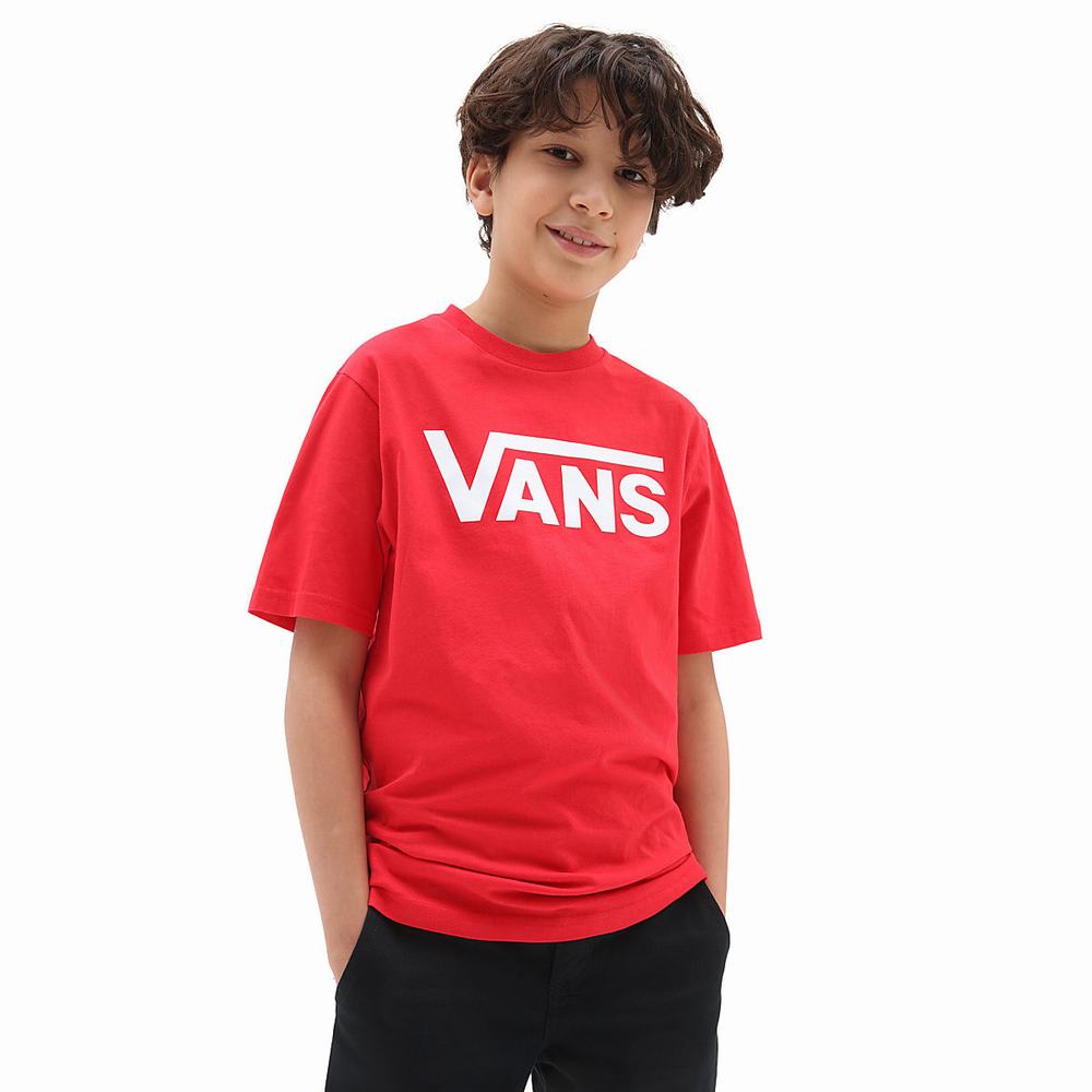 Camiseta Vans Classic (8-14 years) Niños Rojas | LWA850974