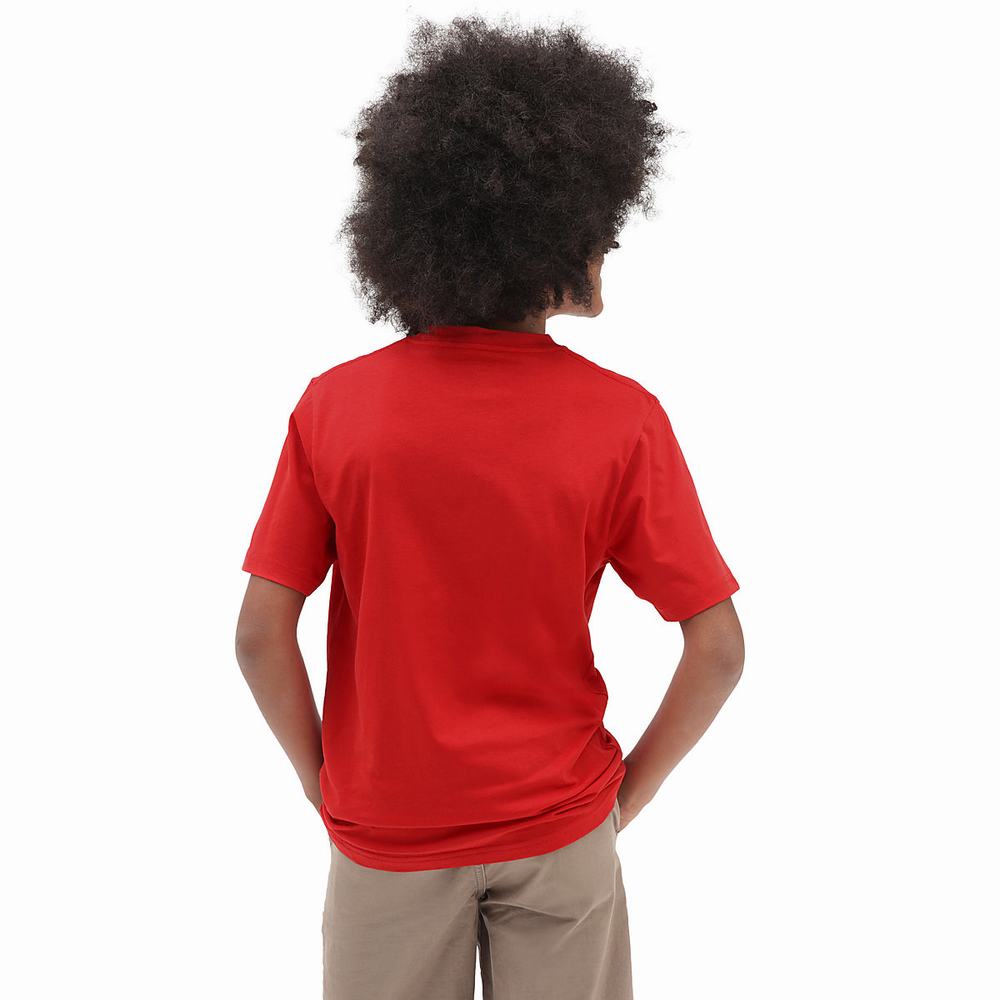 Camiseta Vans Classic (8-14 years) Niños Rojas | ZDO275634