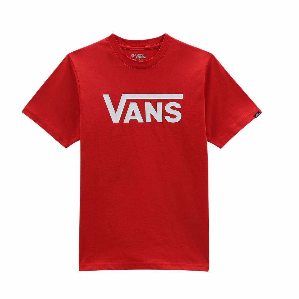 Camiseta Vans Classic (8-14 years) Niños Rojas | ZDO275634