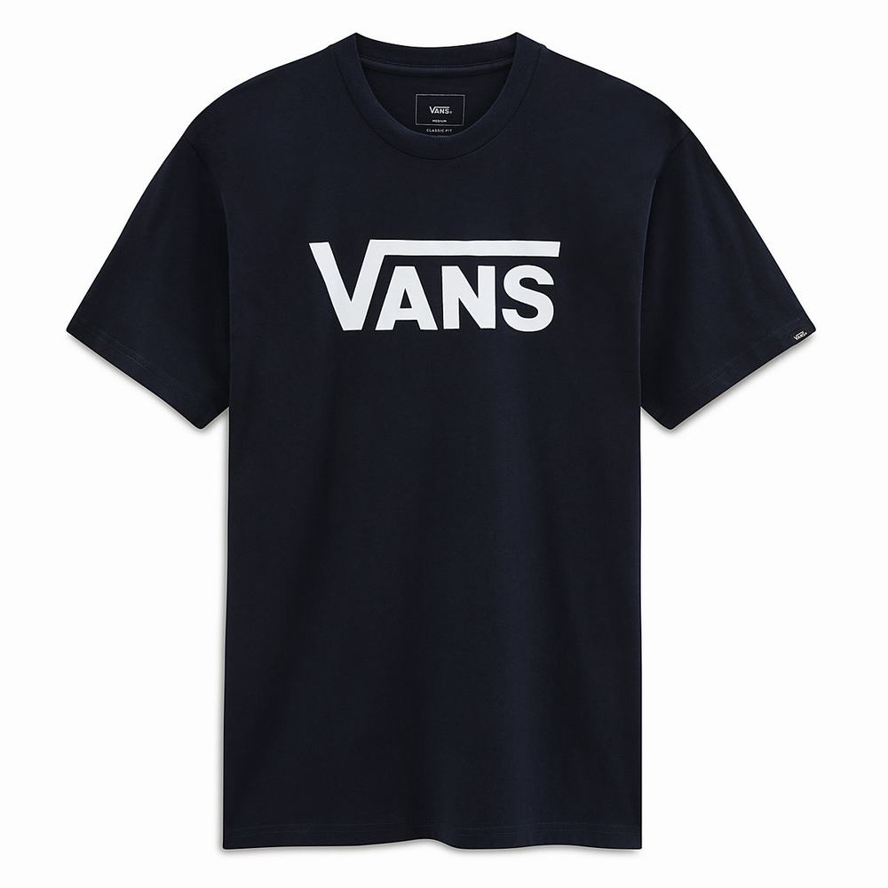 Camiseta Vans Classic Hombre Azules/Azul Marino | IKE564930