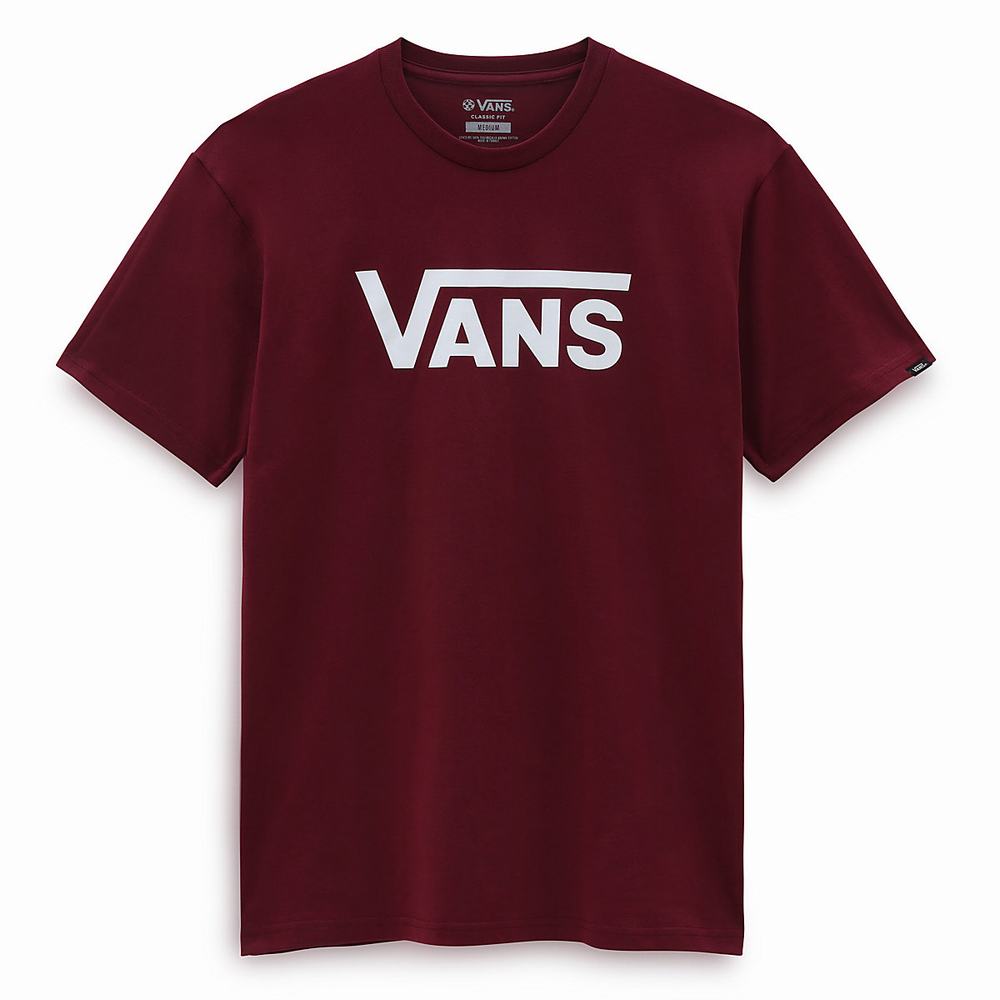 Camiseta Vans Classic Hombre Rojas | ODT489635