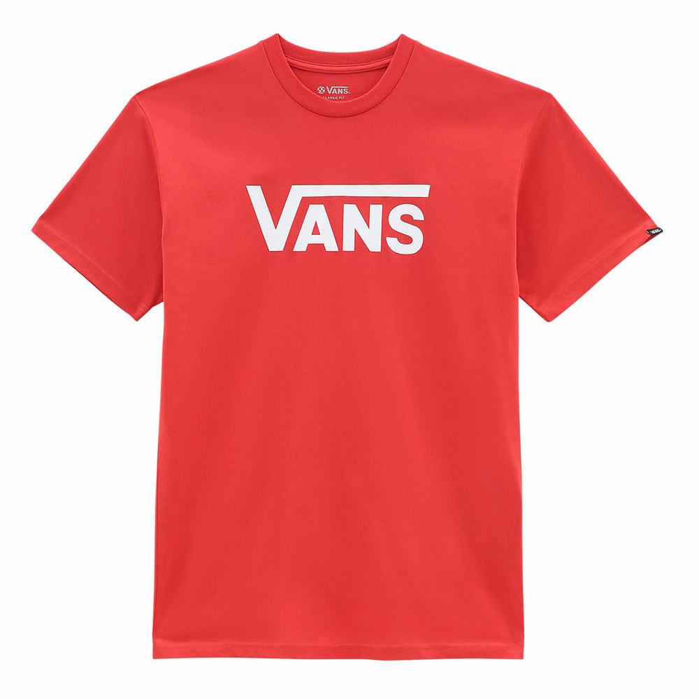 Camiseta Vans Classic Hombre Rojas | YVH913028