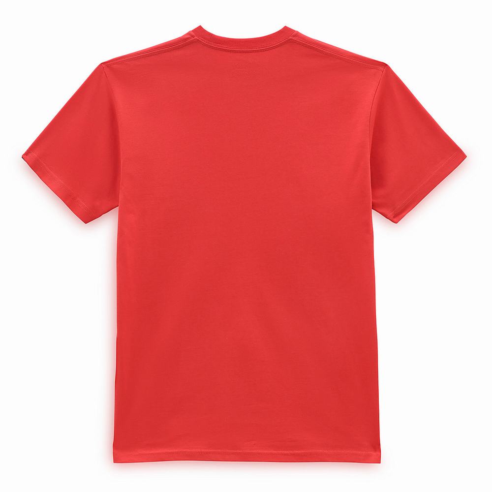 Camiseta Vans Classic Hombre Rojas | YVH913028